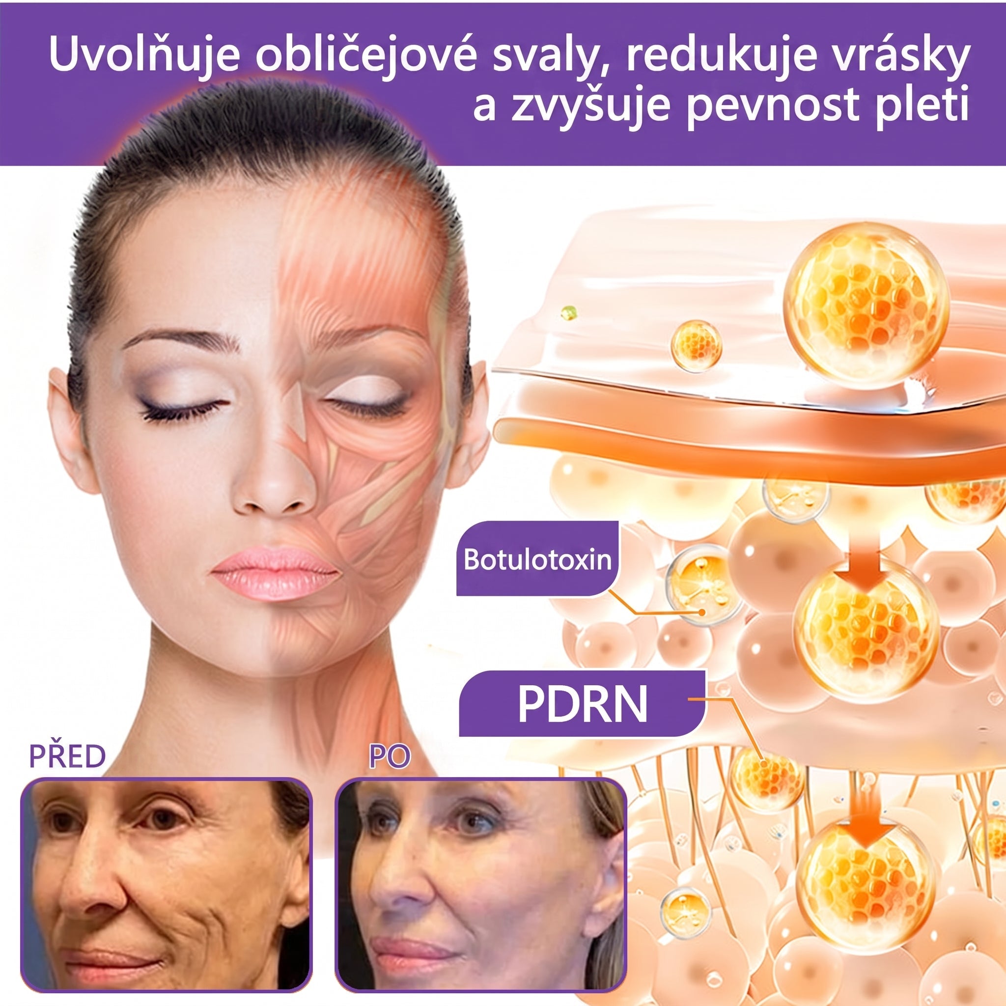 Oficiální obchod ✅ Vitalisys® PDRN vícepeptidový masážní tělový krém v kuličce ✨ – proti stárnutí, hydratační, zpevňující a liftingový efekt, podporuje regeneraci pleti, sjednocuje tón, redukuje nedokonalosti a zklidňuje citlivou pokožku 💎