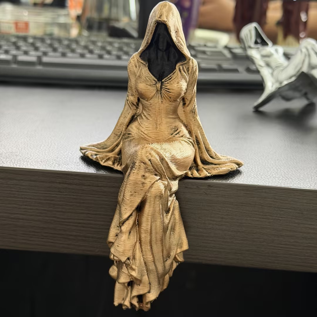 💃🖤Lady Reaper - Éteri Csuklyás Alak Szobor