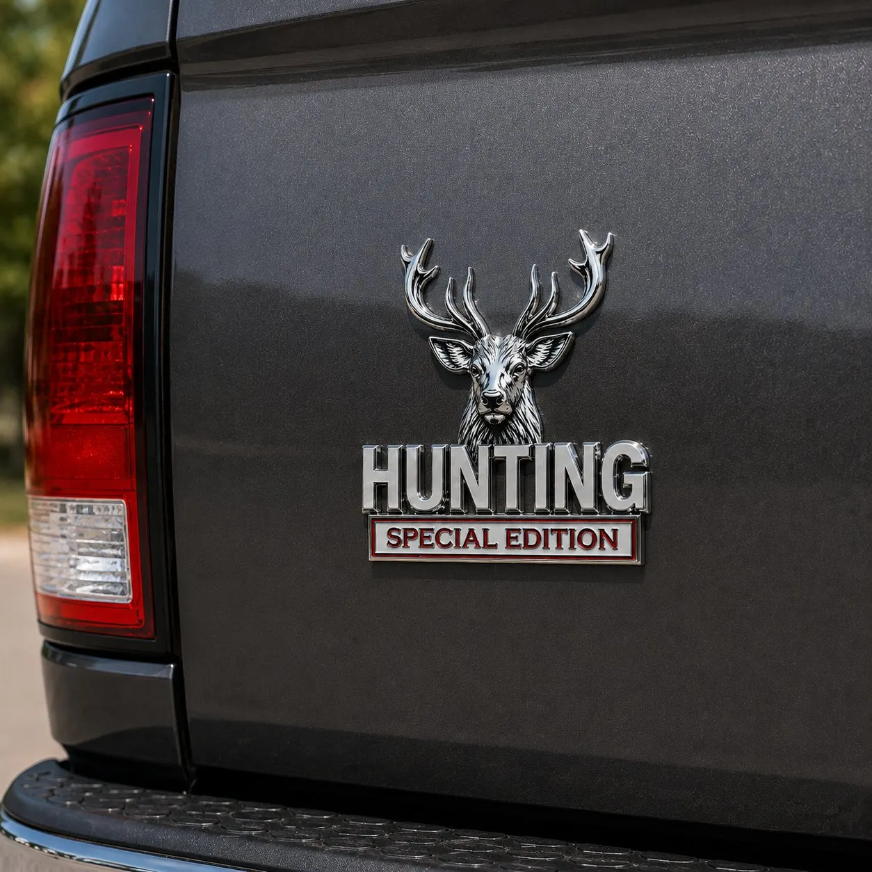 🦌 HUNTING Special Edition - 3D krómozott fém embléma az autóhoz