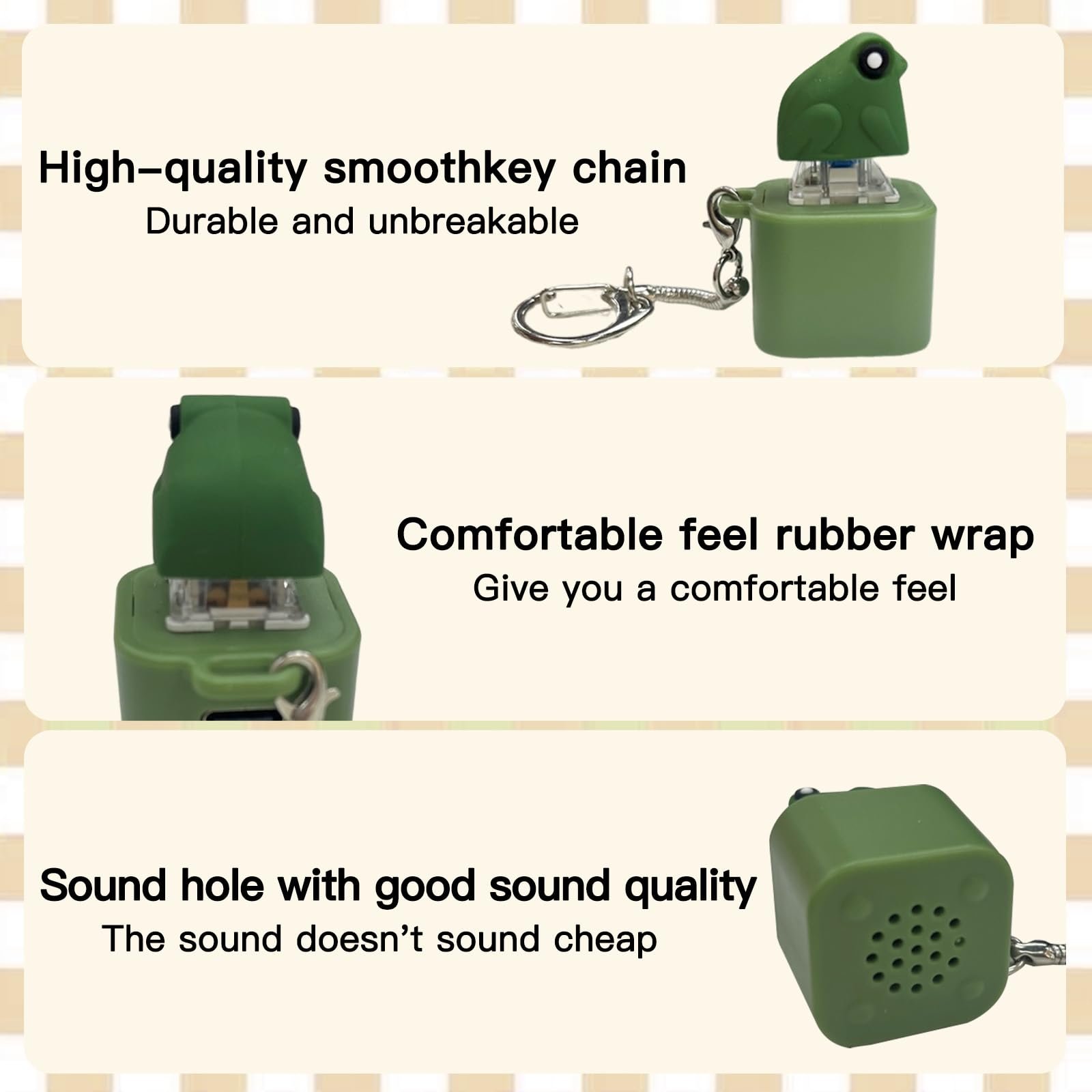 Békabrekegető Fidget Játék - Újratölthető békabrekegető kulcstartó, Békabrekegető stresszoldó színes fényekkel, szórakoztató és hordozható szorongásoldó játék