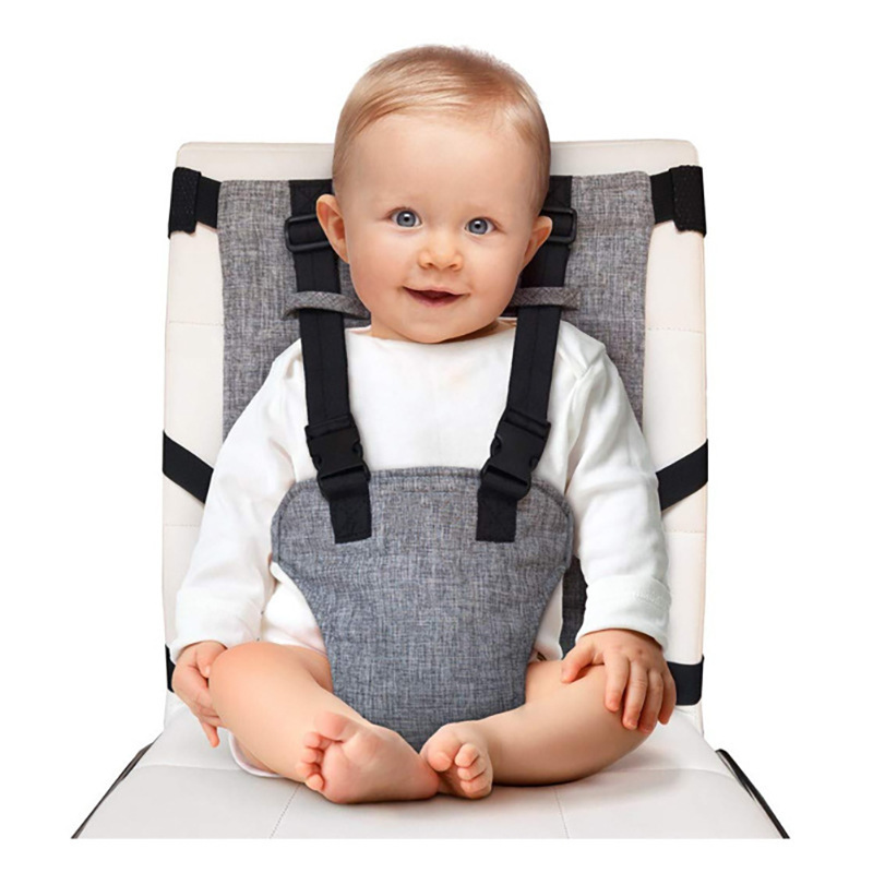 👶 Etetőszék biztonsági öv – 5 pontos biztonsági rendszer és utazáshoz kész kialakítás