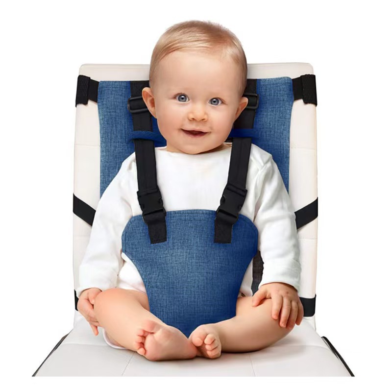 👶 Etetőszék biztonsági öv – 5 pontos biztonsági rendszer és utazáshoz kész kialakítás