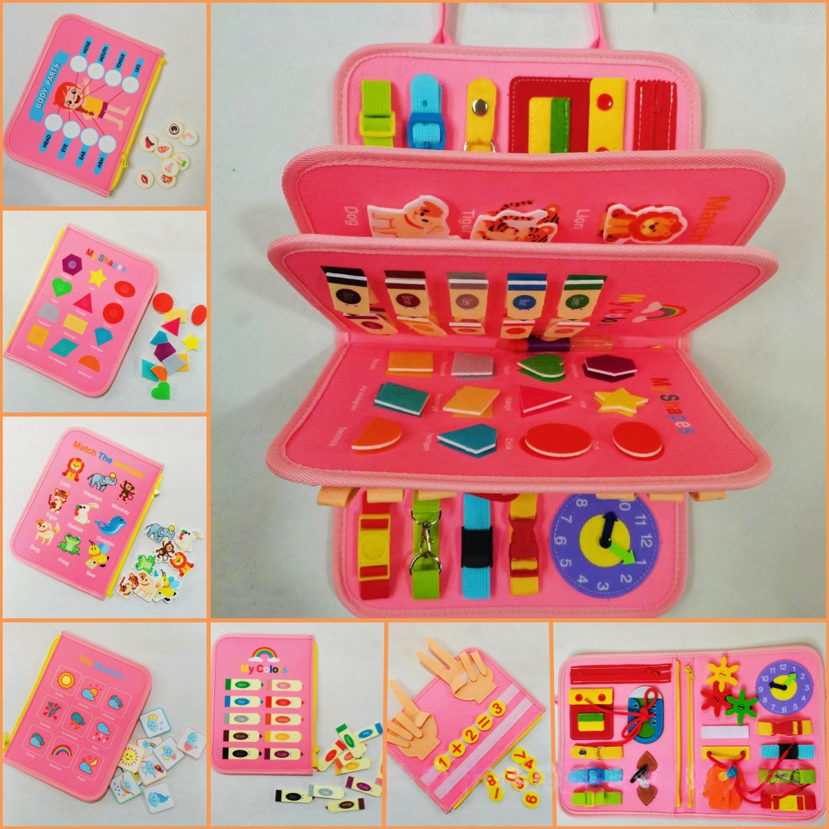 Montessori Foglalkoztató Tábla