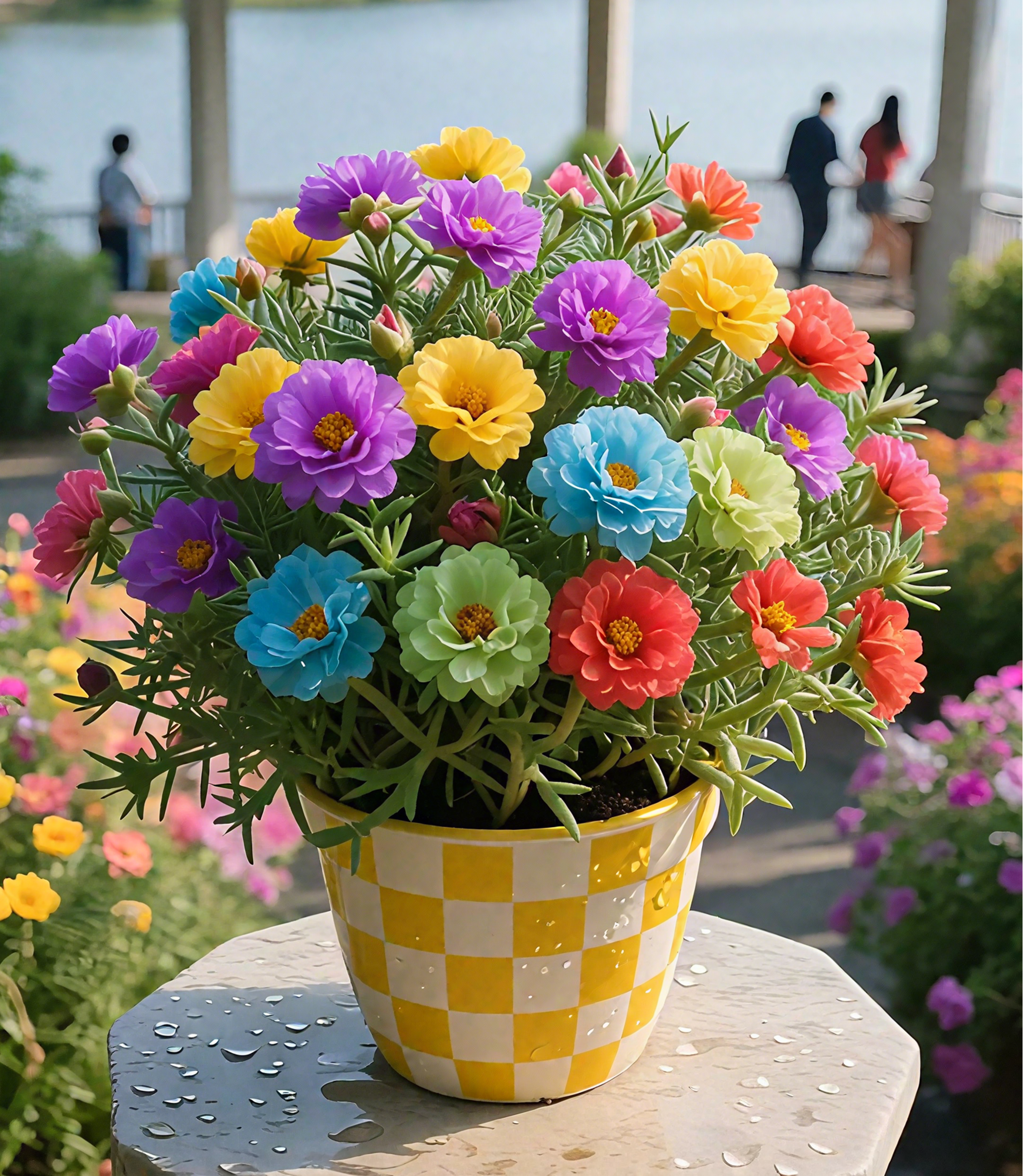 🏆 Villám akció⚡ Több mint 50 000 eladott darab! 🌞 Portulaca telt virágokkal – kivételes szépség, könnyű gondozás 🌸