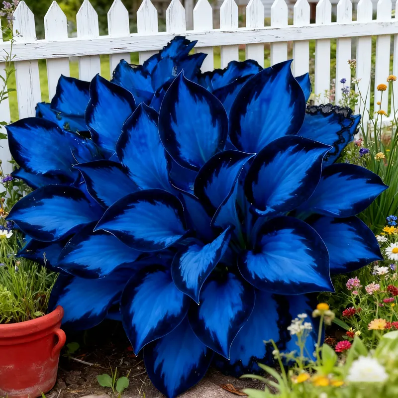 🔥2026-os slágertermék 🌌 „Dark Purple Heart” árnyékliliom (Hosta) magok – könnyen nevelhető, évelő kerti növény