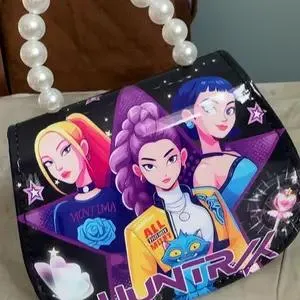 New children's bag witch hunter girl group change bag kpop anime cute storage bag messenger bag