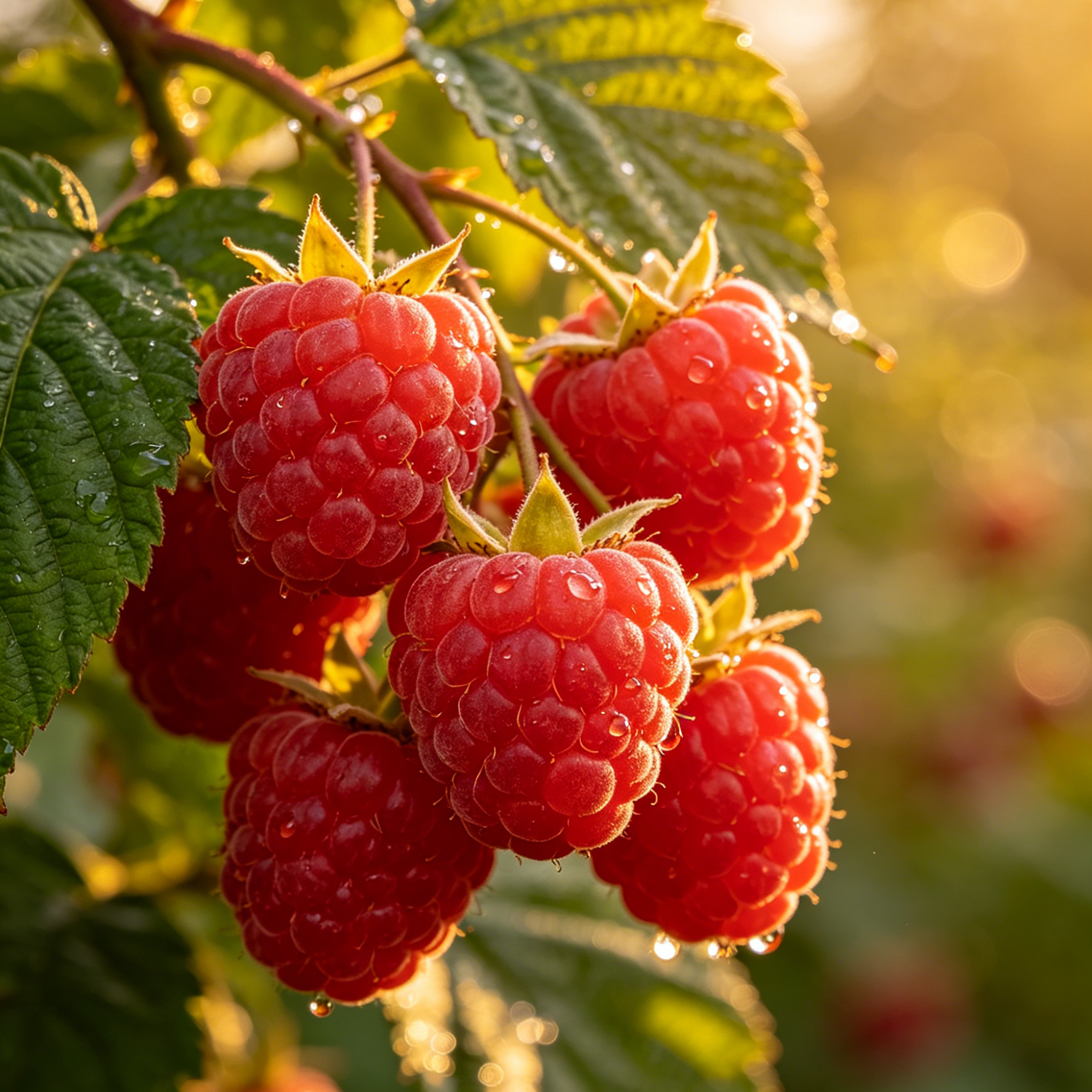 🍓🌱 Termessze saját málnáját — friss, édes és szüretre kész gyümölcsök
