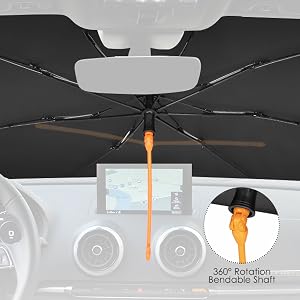 Car Windshield Sun Shade Umbrella