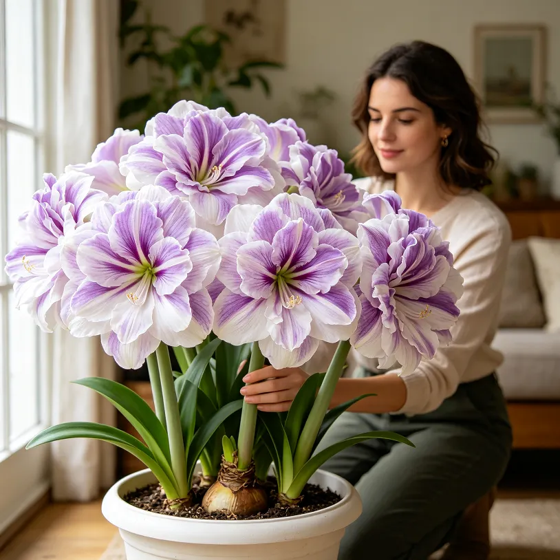 🌺 Semena voňavé amarylisy obří s dvojitým květem