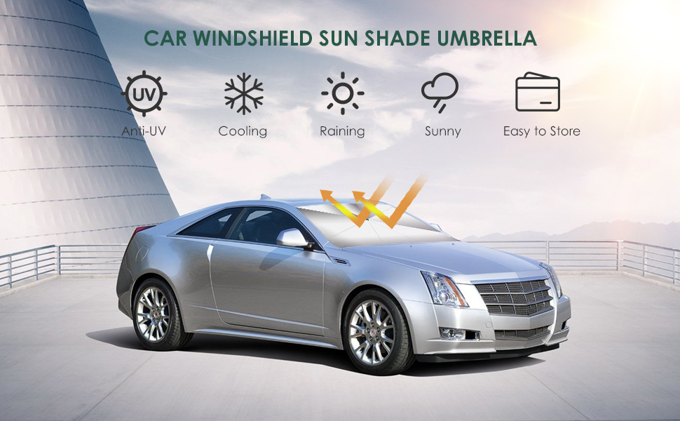 Car Windshield Sun Shade Umbrella