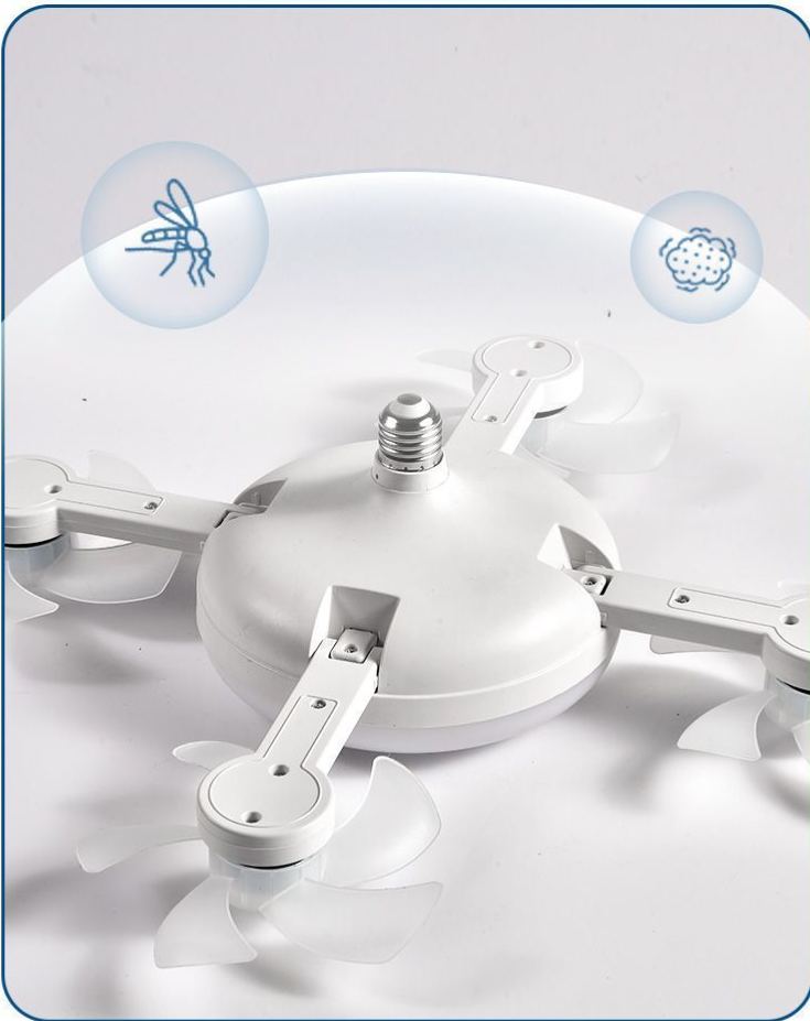 Nordic spirál mennyezeti ventilátor lámpa, Hyundai E27 elektromos ventilátor lámpa