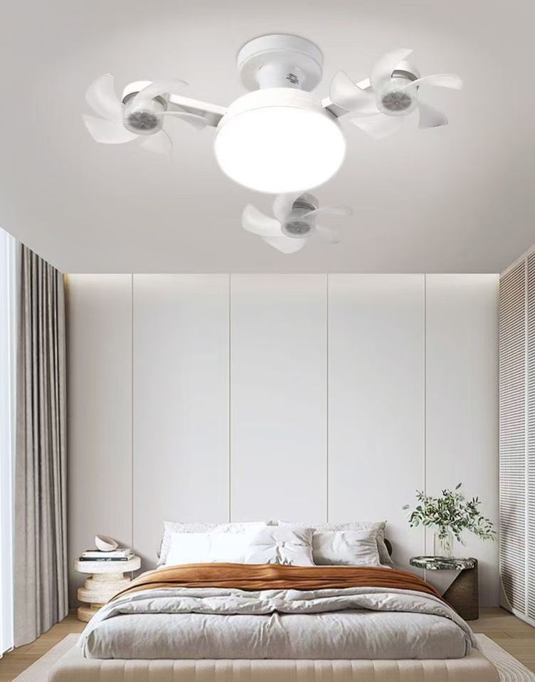 Nordic spirál mennyezeti ventilátor lámpa, Hyundai E27 elektromos ventilátor lámpa