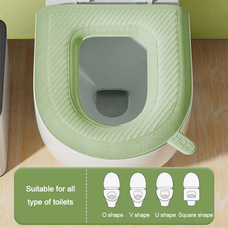 🚽 Vízálló WC-párna 1+1 akció | Univerzális méret, levehető és mosható huzat