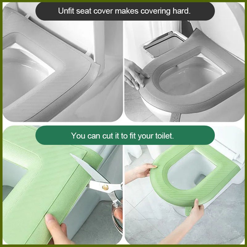 🚽 Vízálló WC-párna 1+1 akció | Univerzális méret, levehető és mosható huzat