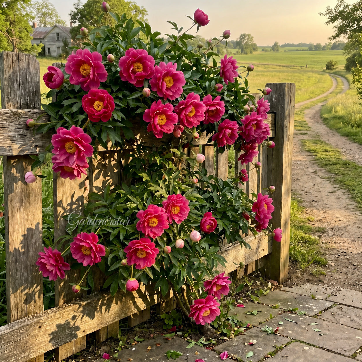 🌸Vzácná popínavá pivoňka se semeny, velké a plné květy, mrazuvzdorná trvalka, snadno se pěstuje a je oblíbenou zahradní rostlinou.