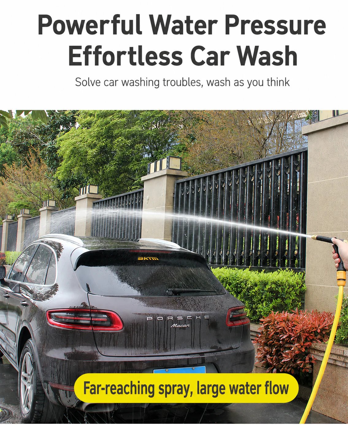High pressure cleaning