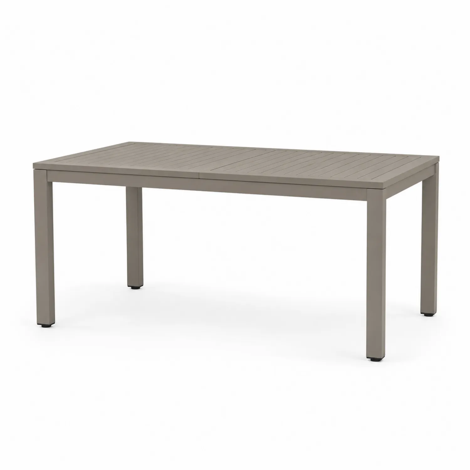 Gartentisch Aluminium Grau 150x90 cm-Belleatelierco