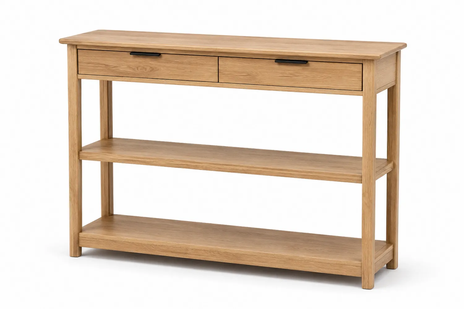 Konsolentisch Eiche mit 2 Schubladen-Belleatelierco