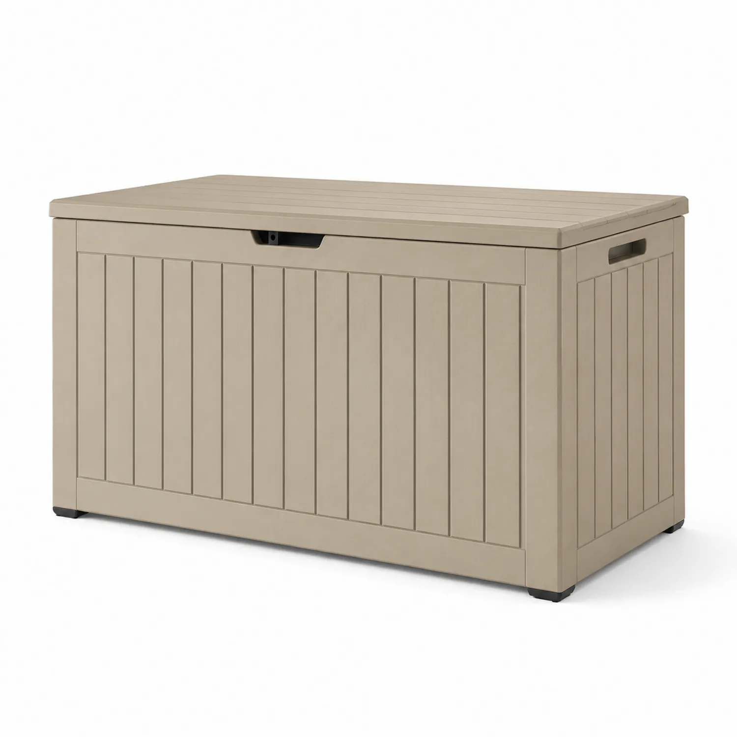 Rechteckige Aufbewahrungsbox Beige Polypropylen 120x58x45 cm-Belleatelierco