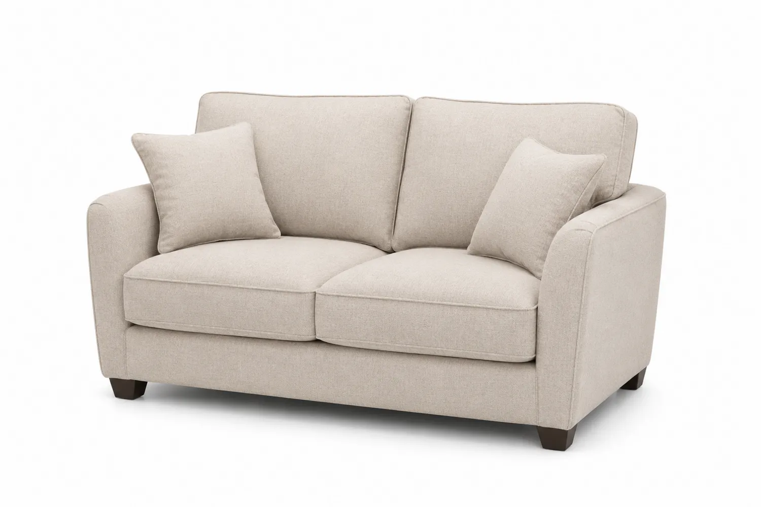 Zweisitzer Sofa Stoff Beige 150x90x85 cm-Belleatelierco