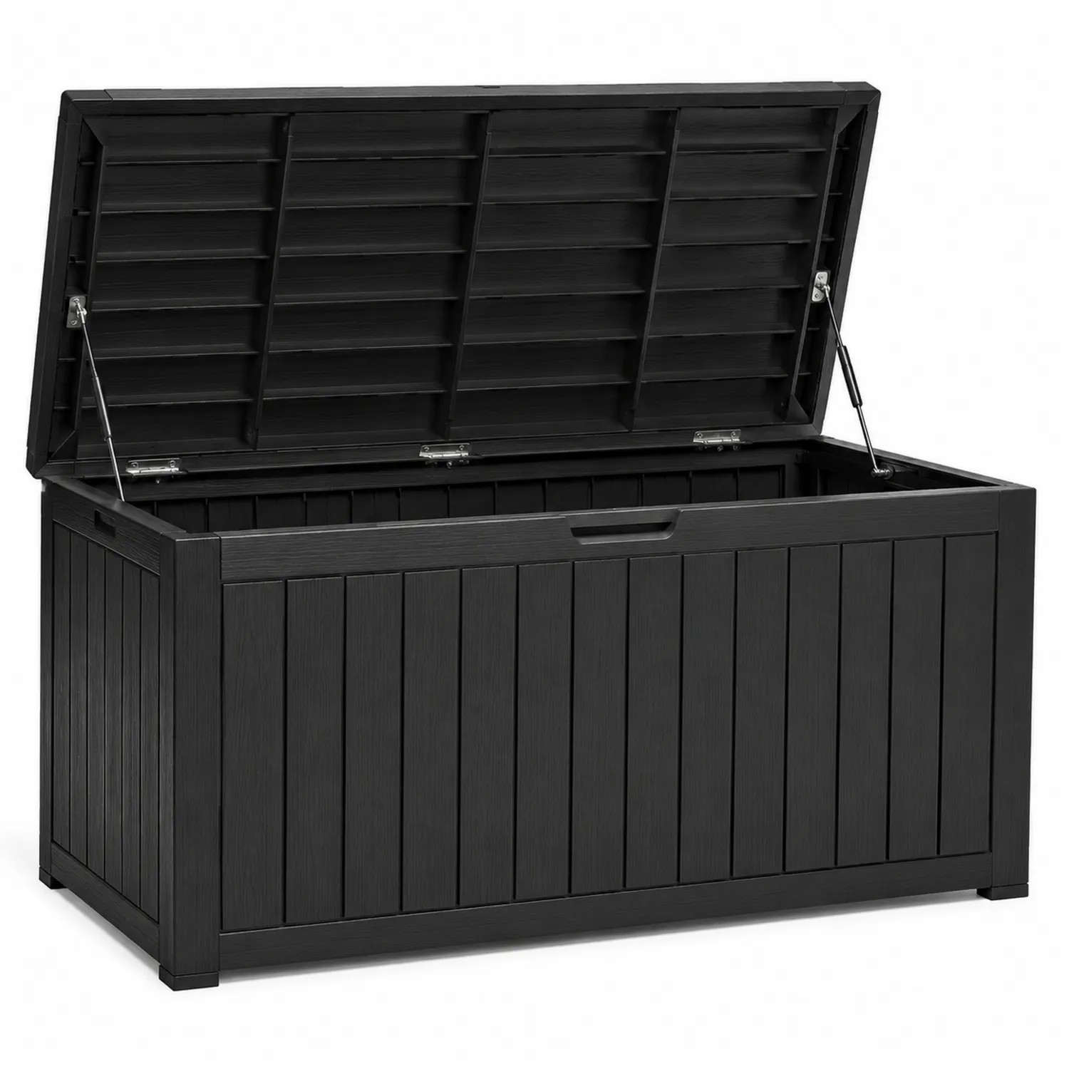 Aufbewahrungsbox Kunststoff Schwarz 120x45x60 cm-Belleatelierco