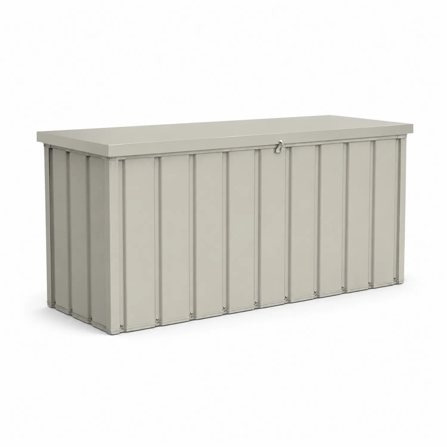 Metall Aufbewahrungsbox Beige 120x45x60 cm