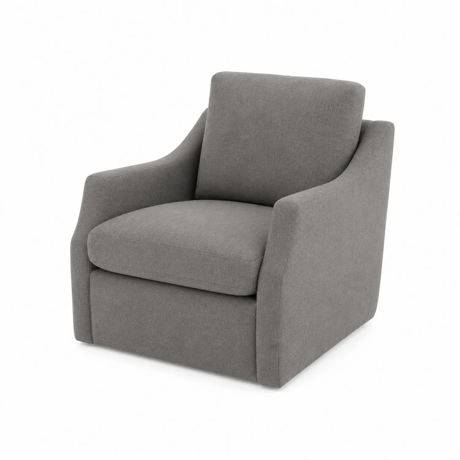 Sessel Grau Leinenmischung 80x75x90 cm