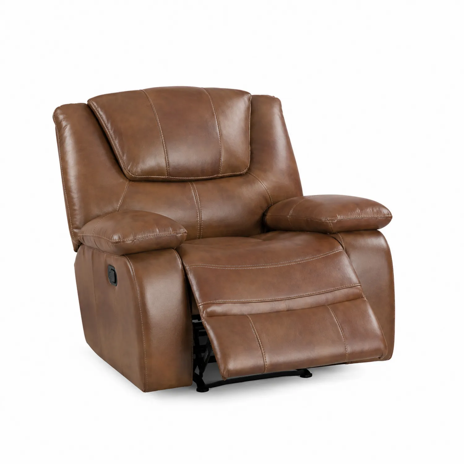 Liegesessel Kunstleder Braun 80 x 90 x 100 cm