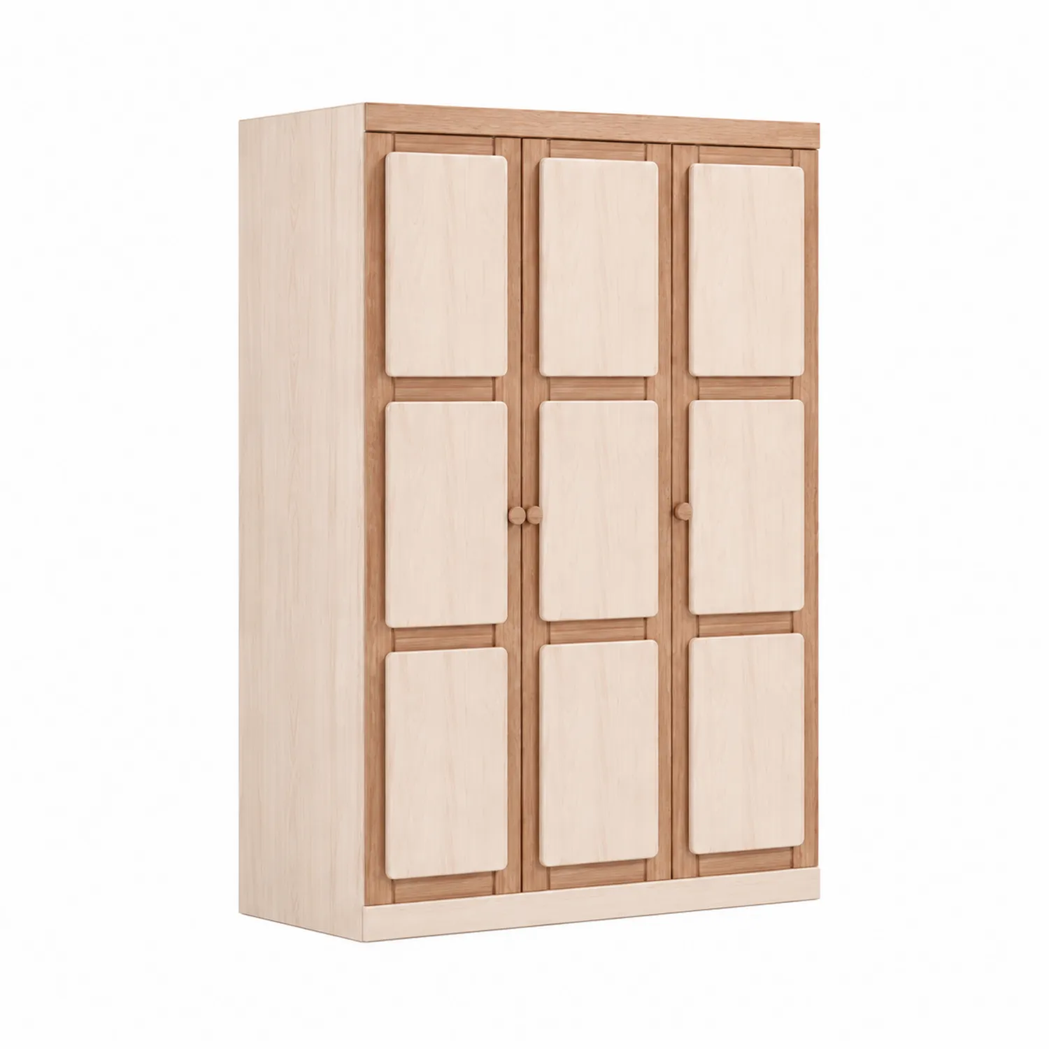 Drehtürenschrank aus Holz mit 8 Türen 180x120x50 cm