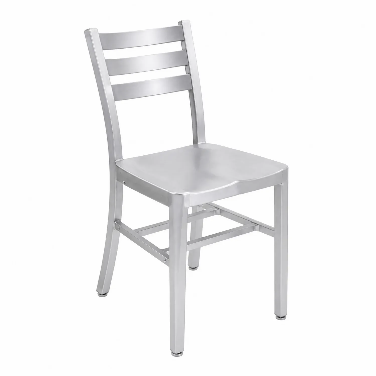 Aluminiumstuhl Silber 45x43x83 cm