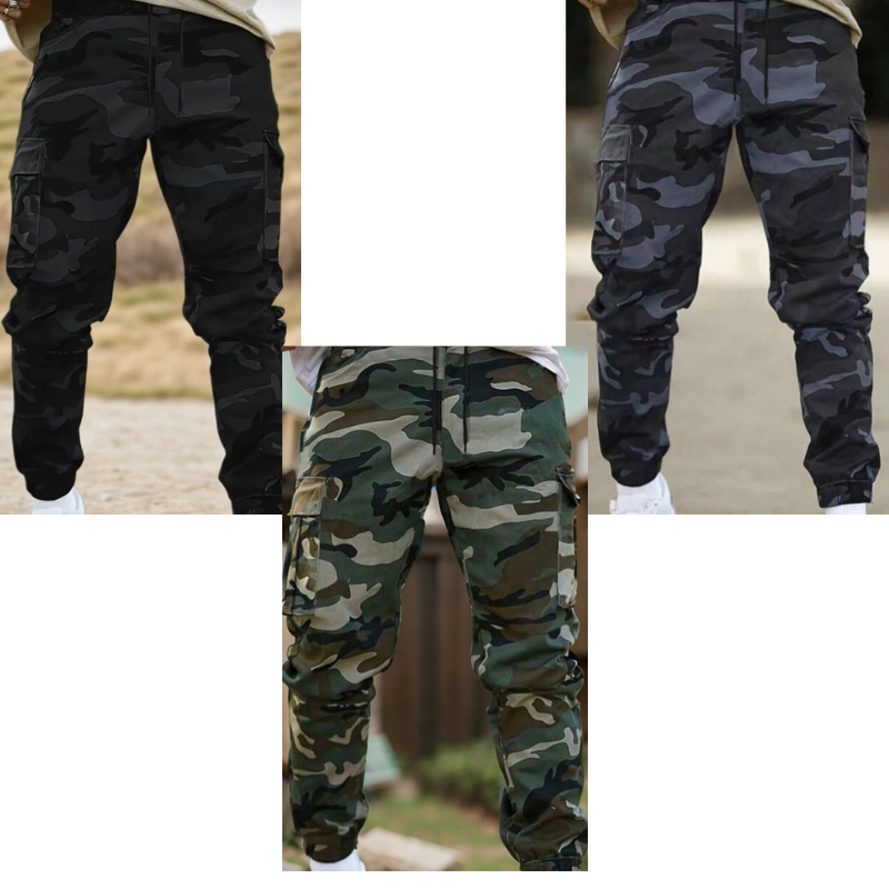 Men’s Tactical Cargo Trousers with Multi