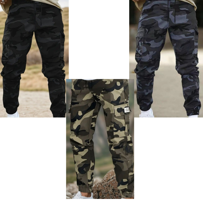 Men’s Tactical Cargo Trousers with Multi