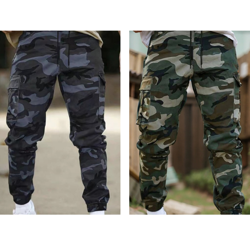 Men’s Tactical Cargo Trousers with Multi