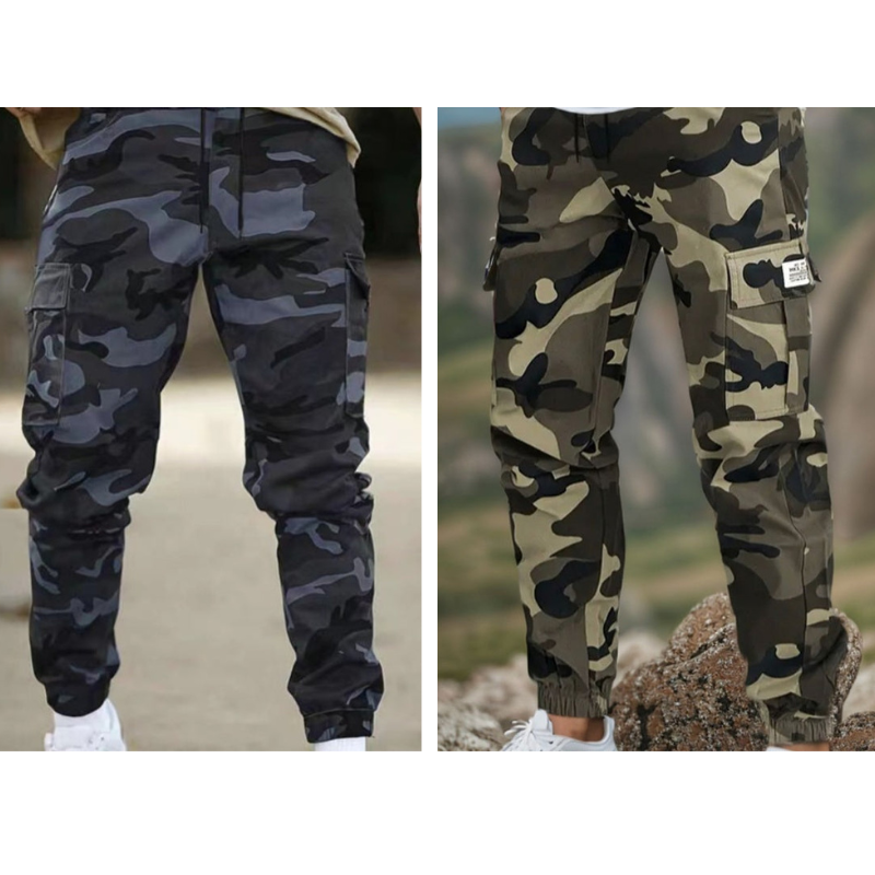 Men’s Tactical Cargo Trousers with Multi
