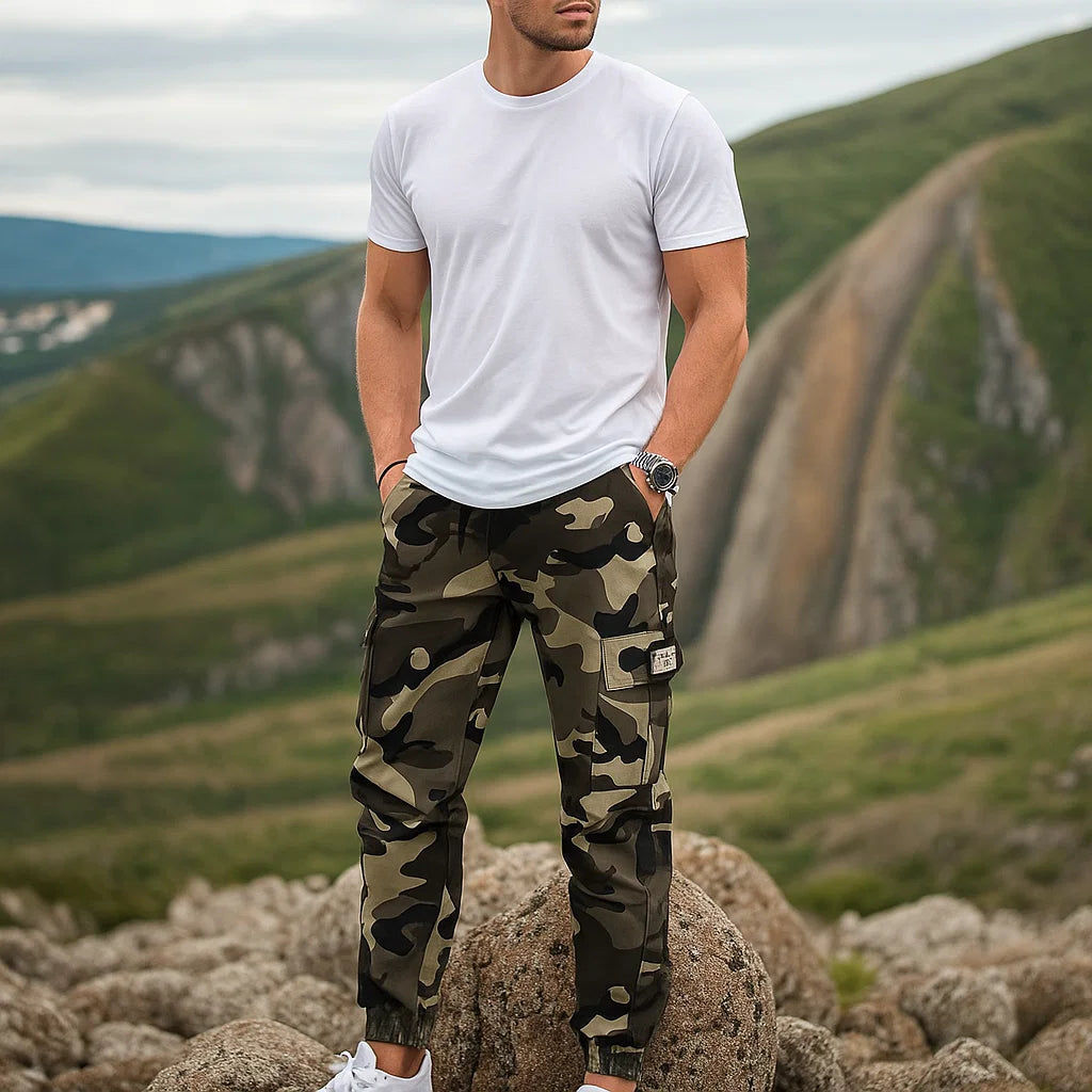 Men’s Tactical Cargo Trousers with Multi