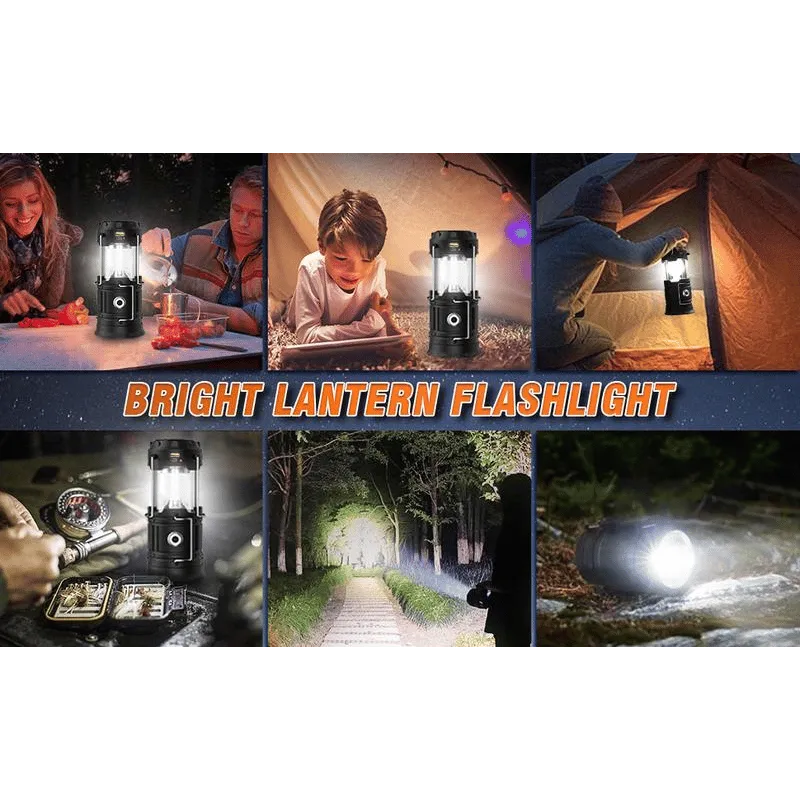 Collapsible LED Camping Lanterns Lightweight  Solar