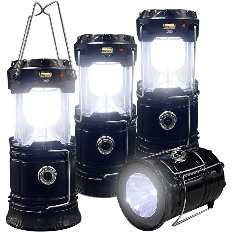 Collapsible LED Camping Lanterns Lightweight  Solar