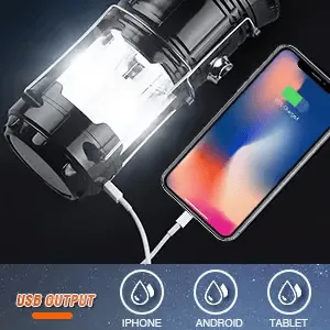 Collapsible LED Camping Lanterns Lightweight  Solar