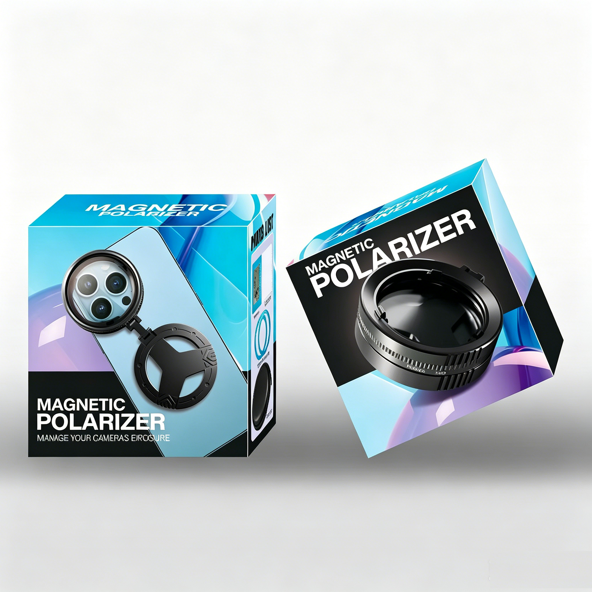 Professional 52MM Magnetic Foldable Phone CPL Filter
