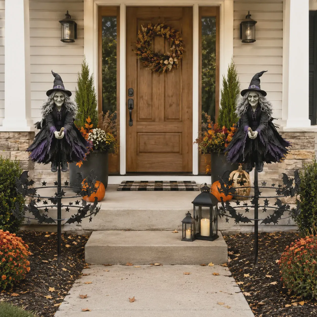 🔥Halloween Early Bird Offer: 50% off🧙‍♀️ The Enchanted Witch Garden Wind Spinner