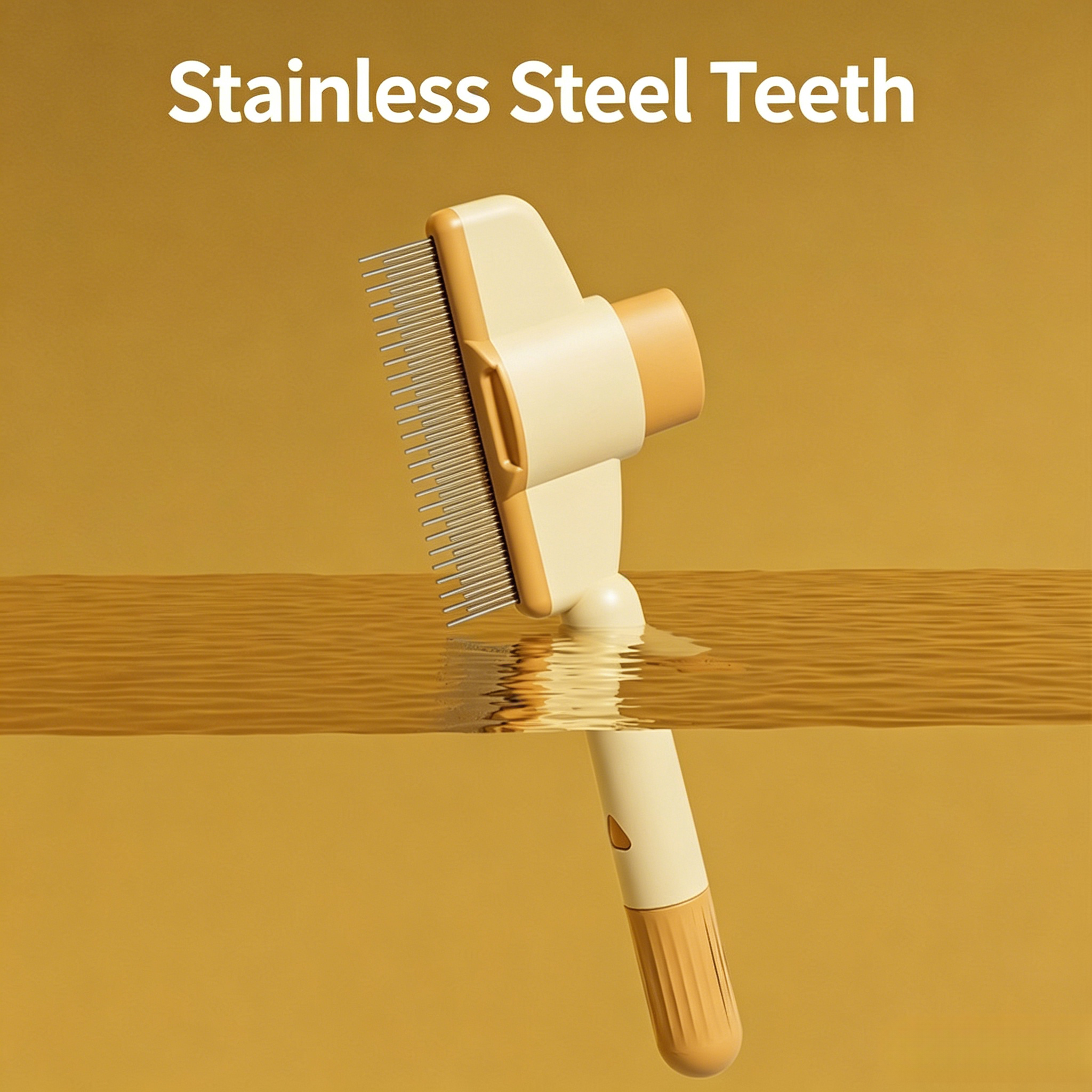 Pet Grooming Brush, Massage Deshedding Comb for Pets