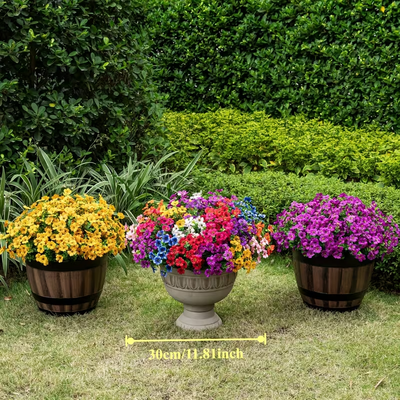 🔥LAST DAY | Limited‑Time 50% OFF 🎃 In Stock Now! 🍂 | 36-Pack Multi-Colored Artificial Flowers
