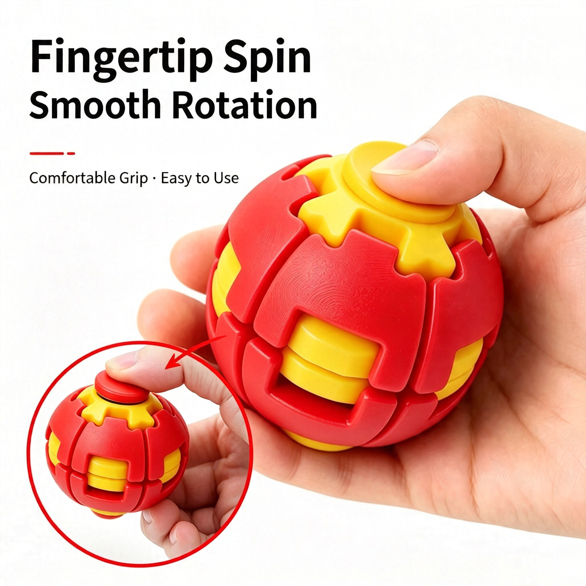 3D Printed Rotating Stress Ball 🎱