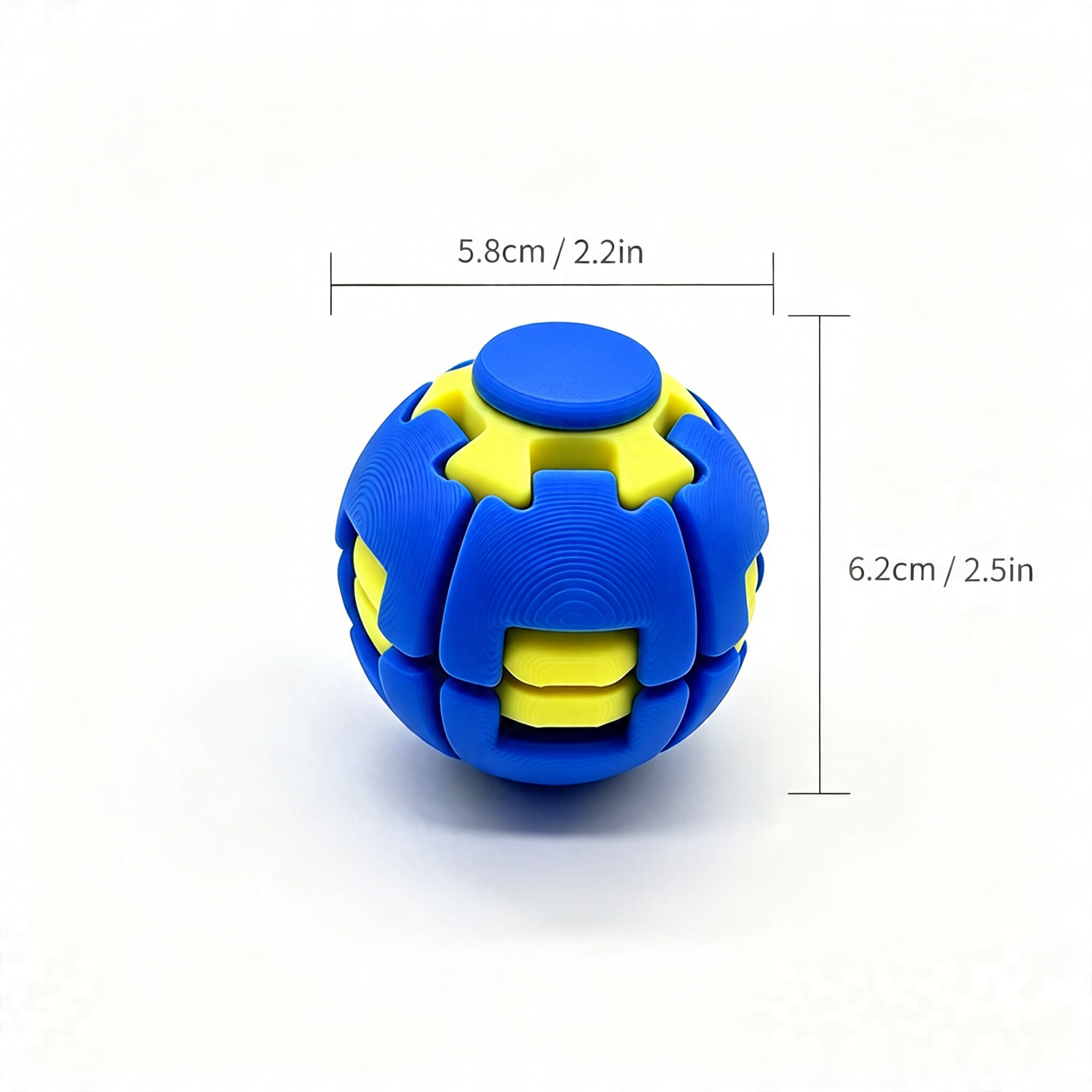 3D Printed Rotating Stress Ball 🎱