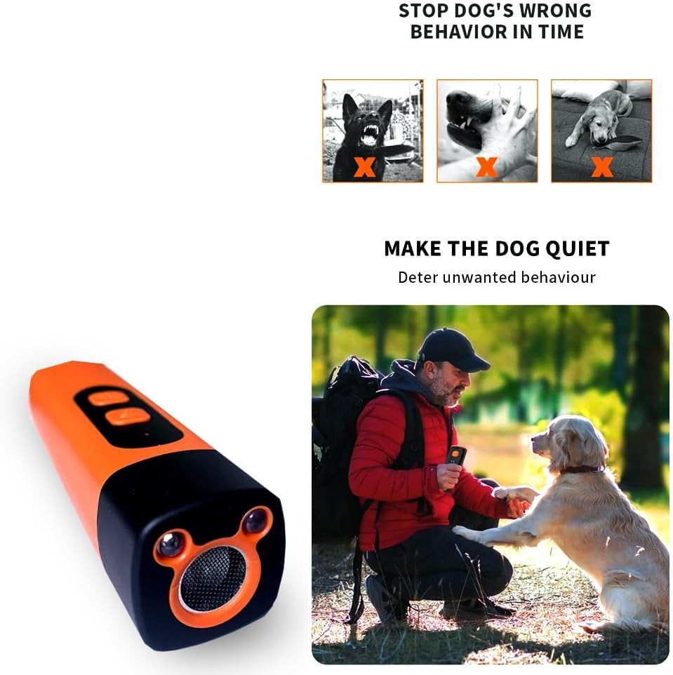 🐶Ultrasonic Dog Bark Deterrent Device – Humane & Effective Dog Repeller-purrpetclean