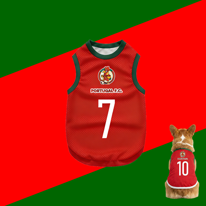 2026 World Cup Pet Soccer Jersey for Dogs & Cats, All Sizes
