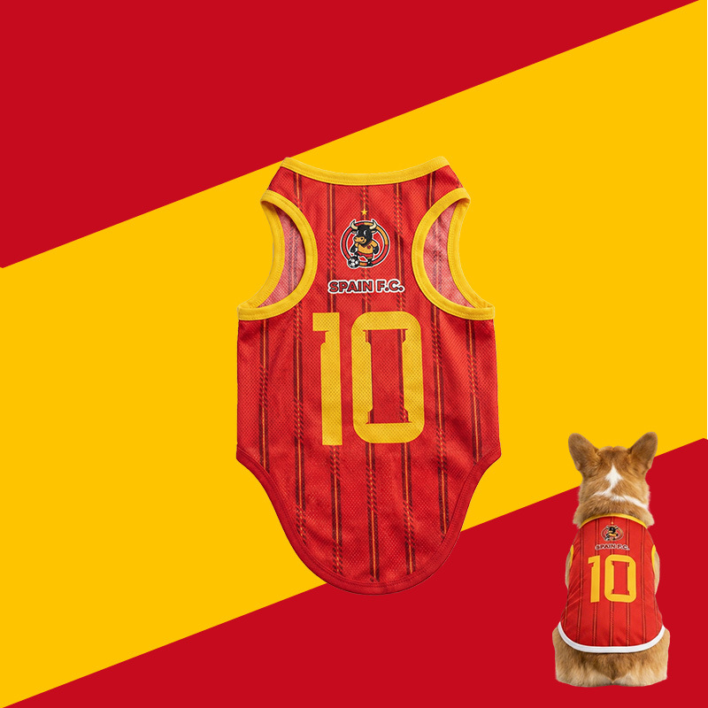 2026 World Cup Pet Soccer Jersey for Dogs & Cats, All Sizes