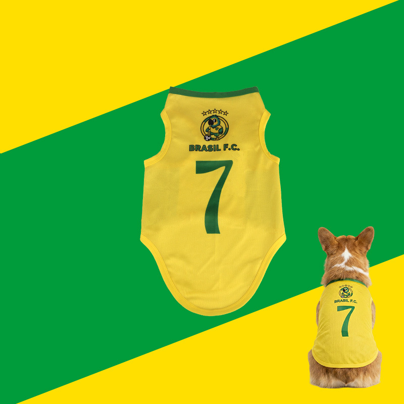 2026 World Cup Pet Soccer Jersey for Dogs & Cats, All Sizes