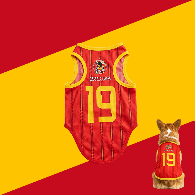 2026 World Cup Pet Soccer Jersey for Dogs & Cats, All Sizes