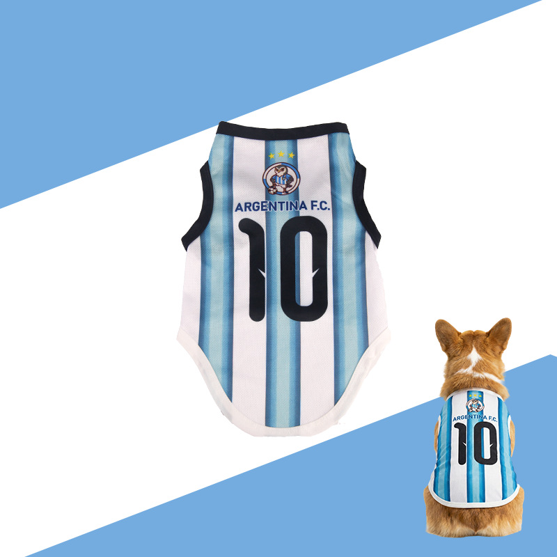 2026 World Cup Pet Soccer Jersey for Dogs & Cats, All Sizes